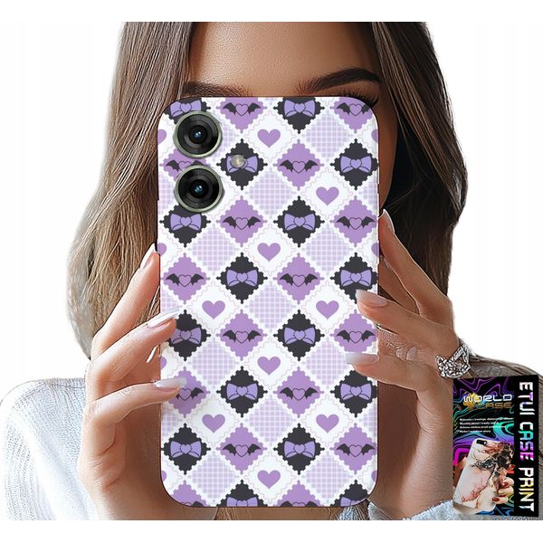 Custodia Per Realme Note 60 - Cuori Alla Moda Fiocchi Fiocco + Vetro-image
