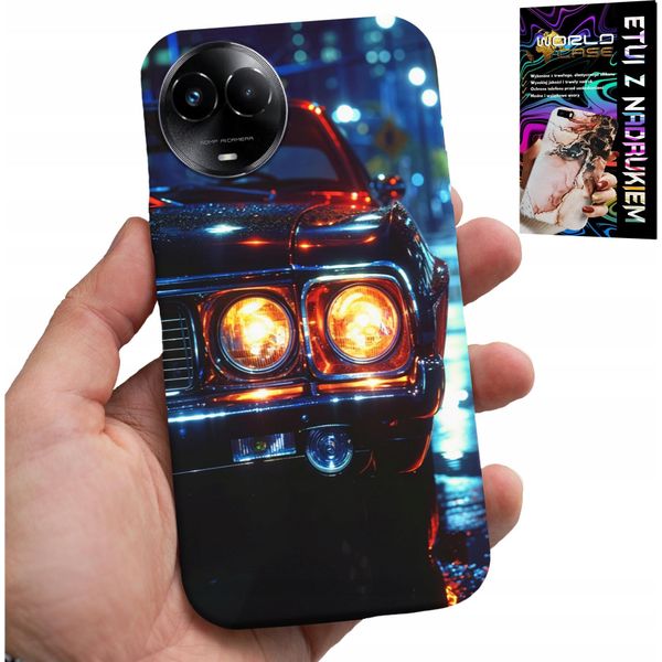 Custodia Per Realme C67 4G - Auto Classiche Classici Dell'automobilismo Motivi-image