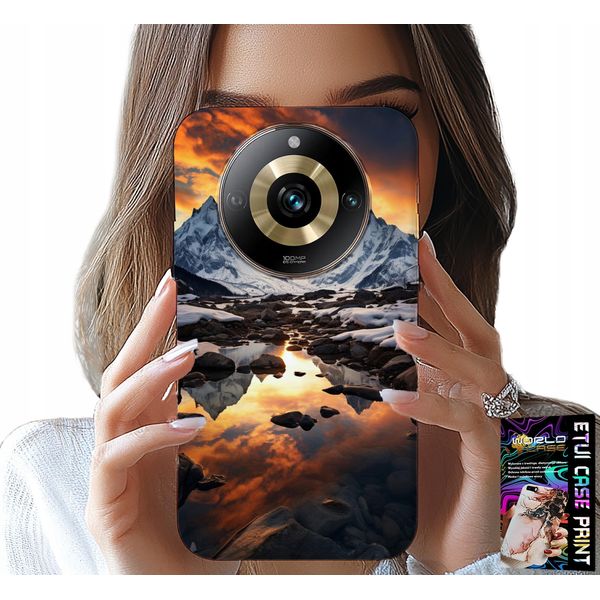 Custodia Per Realme 11 Pro - Fiume, Montagne, Vette, Everest + Pellicola Protettiva-image