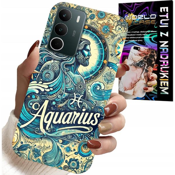 Custodia Per Realme C71 4G - Segno Zodiacale, Acquario, Astronomia Cover-image