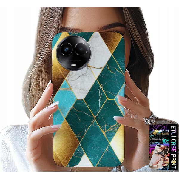 Custodia Per Realme C67 4G - Custodia Elegante E Alla Moda + Pellicola Protettiva-image