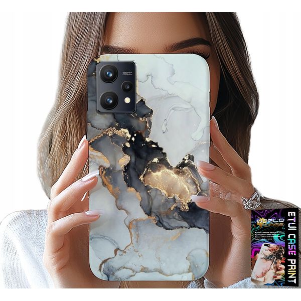 Custodia Per Realme 9 5G - Elegante Marmo Modelli Femminili Alla Moda-image
