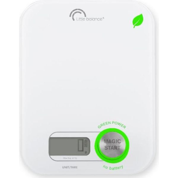 Little Balance Lb 8198 Bilancia Da Cucina Little Balance Kinetic, Bianco / Verde-image