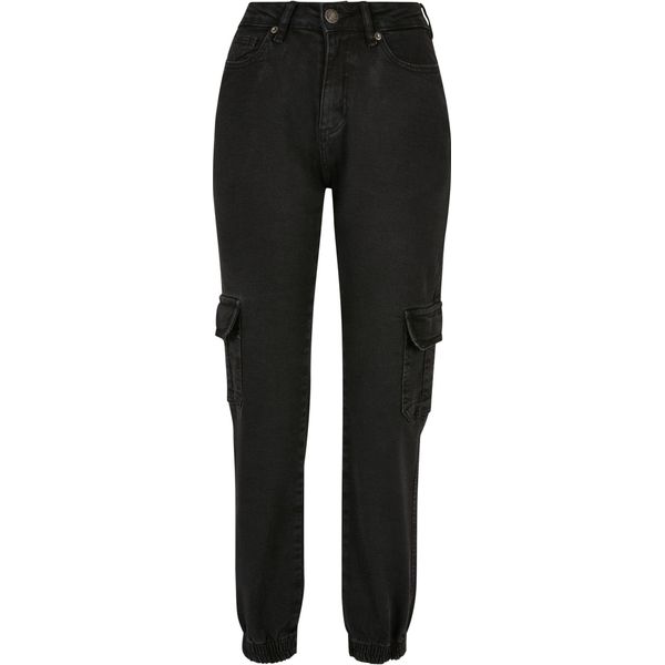 Urban Classics Donna - Jeans Cargo In Denim Stretch - W27-image