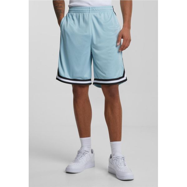 Urban Classics TB243 | Stripes Mesh Shorts S Bis 3XL - Farbe: Oceanblue/Black/White - GrößE: M-image