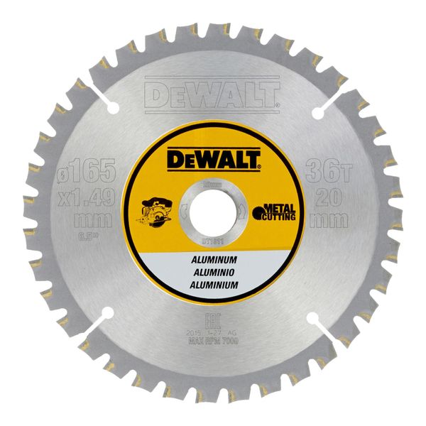 Dewalt KreissäGeblatt Akku 165/20 Mm 36FZ DT1911-QZ)-image