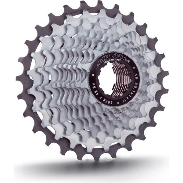 Miche CALP1BS142718 Cassetta Pignoni 'Light Primato', 11 Velocità, 14-27 Denti, Shimano/Sram, Argento-image