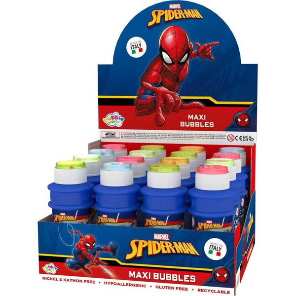 Soffiatore Di Bolle Spider-Man 175Ml (Display 16 Pezzi)-image
