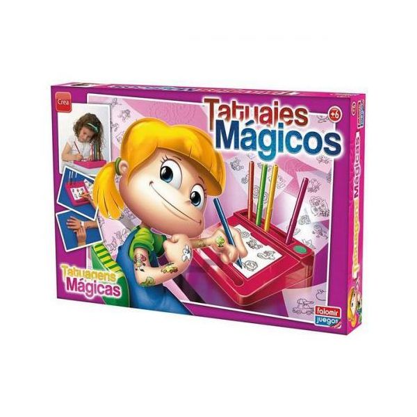 Gioco Artigianale Tatuajes Magicos Falomir Rosa-image