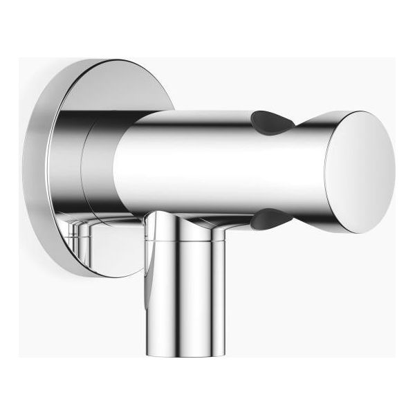 Coude De Raccordement Mural Dornbracht Avec Support De Douche IntéGré, Rosace Ronde 60Mm, 28490660-00, 28490660-00-image