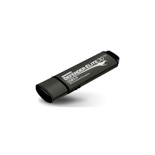 Istorage Kanguru Defender Elite30 64GB, 64 Gb, Usb Type-A, 3.2 Gen 1 (3.1 Gen 1), 140 Mb/S, Cappuccio, Nero-image