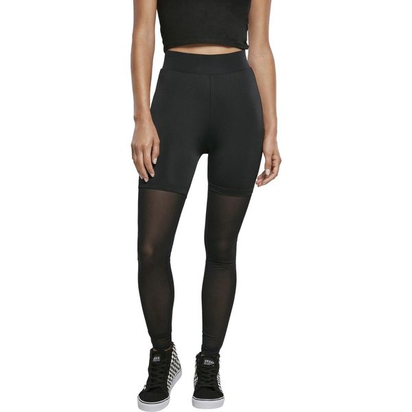 Urban Classics Donna - Leggings A Vita Alta Tech Mesh - 5XL-image