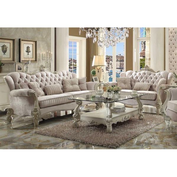 Set Di Divani Chesterfield 3+2+1 Posti A Sedere Design Divano Imbottito Divano Lusso-image