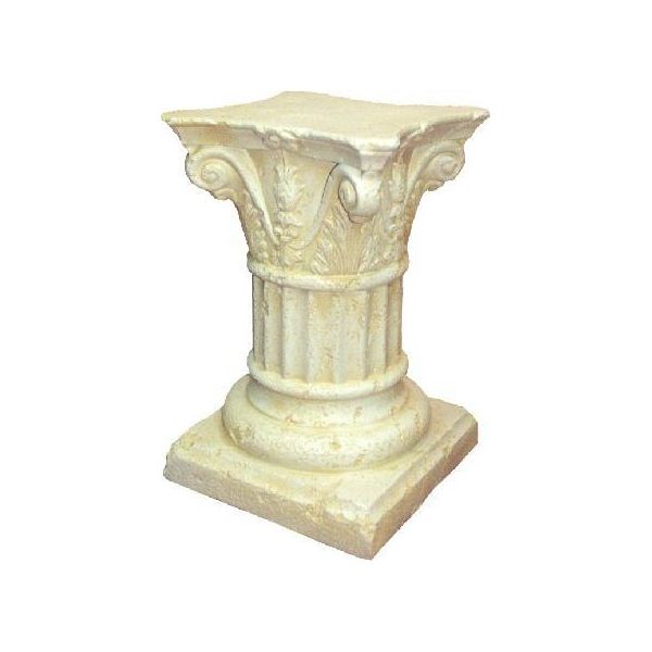 Colonne Di Gesso Antico Decorativo Designer Fiore Stand Piedistallo Nuova Decorazione-image