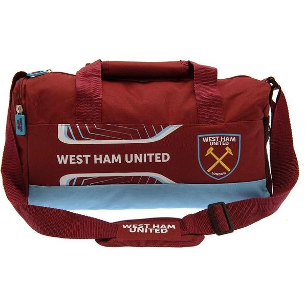 West Ham United Fc - Borsa Da Viaggio, Sham TA9622 (Taglia Unica) (Rosso Vino/Blu Cielo/Bianco)-image