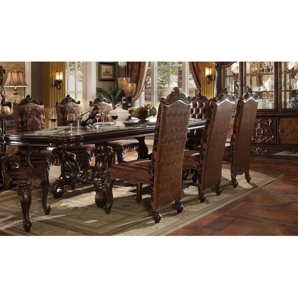 Mobili Set Di Sedie 6X Gruppo Di Sedie Sala Da Pranzo Poltrona Chesterfield-image