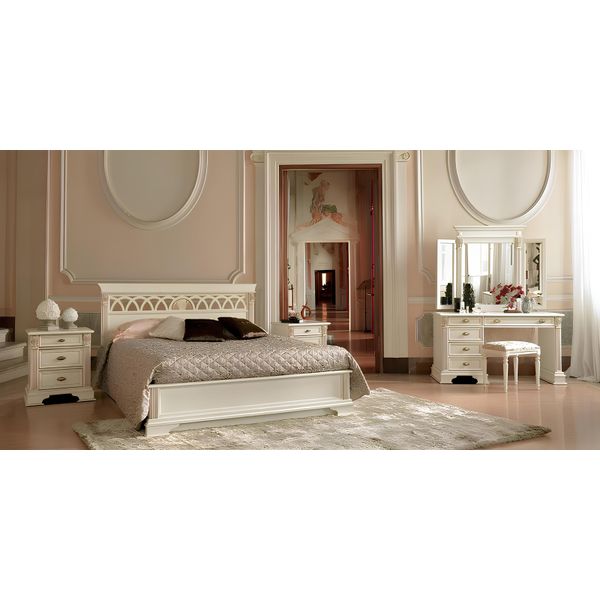 Letto Matrimoniale Letto Matrimoniale Design Letti Barocco Rococò Stile Antico 180X200 Nuovo-image