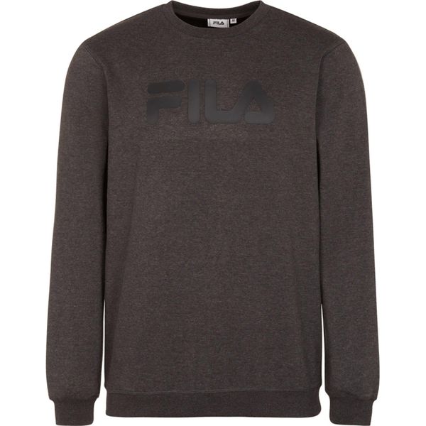 Fila Felpa Unisex - Felpa Barbian, Rundhals, Langarm, Logo-Print Dunkelgrau Xs-image