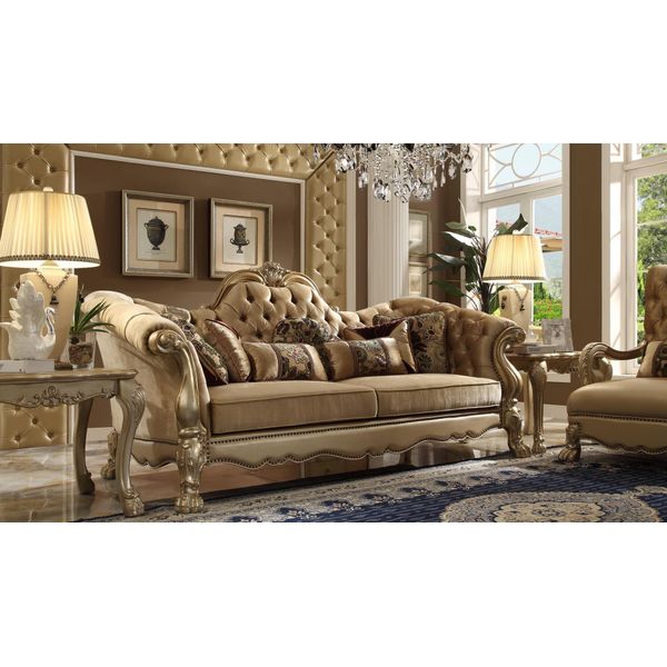 Divano Classico A 3 Posti Divano Divano Imbottito Divani Divani Barocco Chesterfield-image