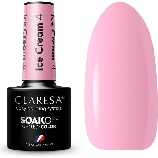 Claresa Gelato Smalto Uv Per Unghie 5Ml - Confezione Da 4-image