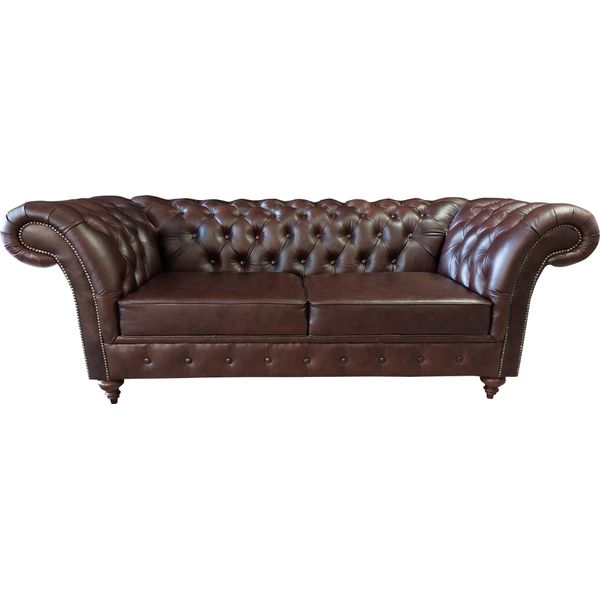 Divano Chesterfield 3 Posti Divano Seduta Lusso Divani Tre Posti 230Cm-image