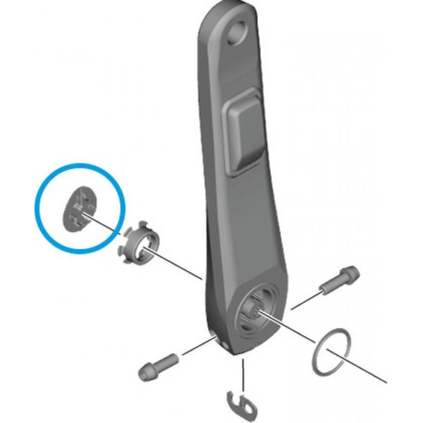 Shimano Cappuccio Di Copertura FC-R9200-P Cappuccio Di Copertura - Cappuccio Di Protezione Per Il Sensore Del Braccio Della Pedivella FC-R9200-P-image
