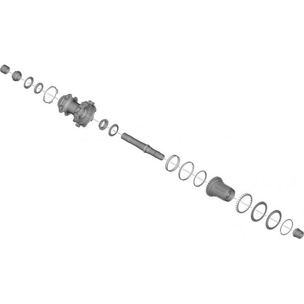 Mozzo Posteriore Shimano Wh-R9270-C50-Tu-R Argento Argento Taglia Unica-image
