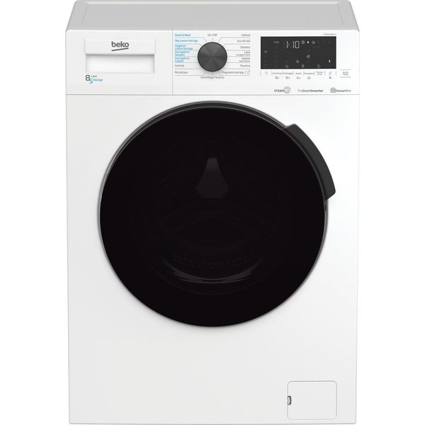 Beko HTX851436A-IT Lavasciuga Libera Installazione Caricamento Frontale Classe D Bianco-image