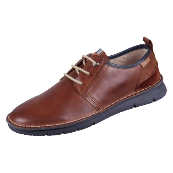 Pikolinos Scarpa Uomo Stringata In Pelle Soletta Estraibile Rivas M3T-4232, Misura:41 Eu, Colore:Marrone-image