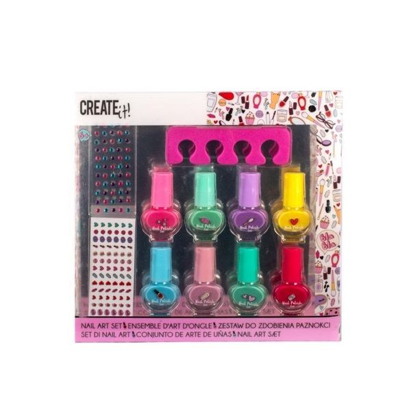 Kit Nail Art Create It! Con Adesivi 84529 /6-image