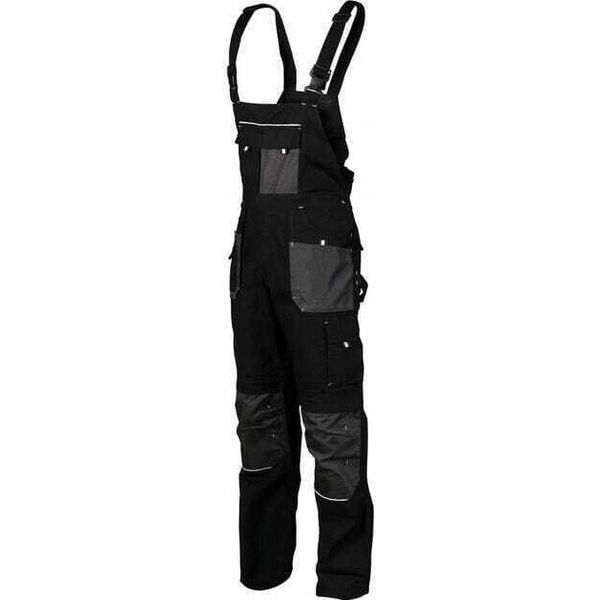 Pantaloni Da Lavoro Neri Con Bretelle S-image