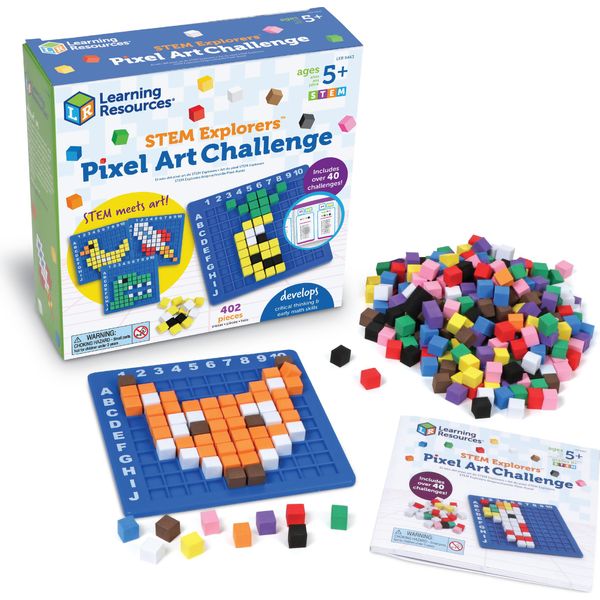 Giocattolo Stem Pixel Art Di Learning Resources - Set Sfida Pixel Art-image