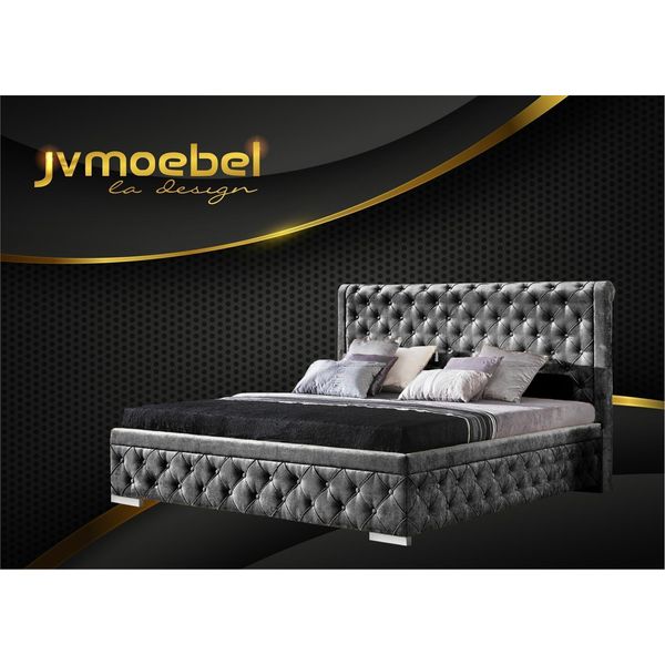 Telaio Del Letto Tessuto Mobili Lusso Letti Letto Tessile Camera Da Letto Design Tessile Nuovo-image