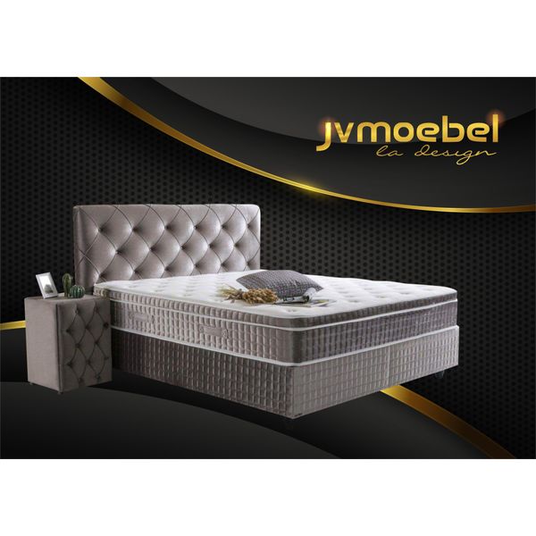 Mobili Lusso Letti Moderni Tappezzeria Letti Chesterfield Camera Da Letto Design Nuovo-image