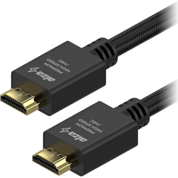 Alzapower Alucore Premium Hdmi 2.0 Ad Alta Velocità 4K 3M Schwarz-image