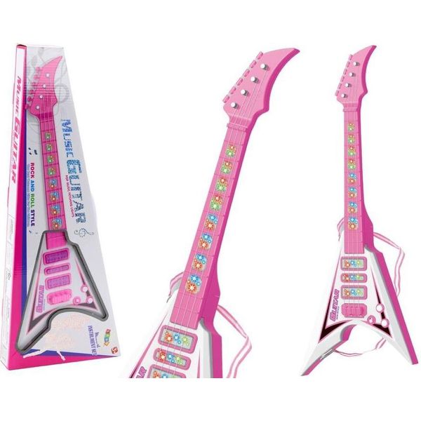 Chitarra Elettrica Per Bambini Lights Melodies Rosa-image