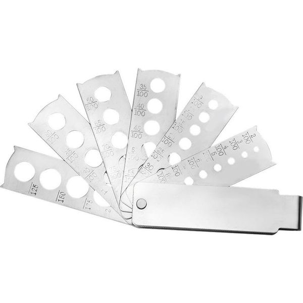 Misuratore Di Gemme A Ventaglio, Strumento Di Misura Per Gemme, Misuratore Di Gemme, Strumento Di Misura Per Diamanti, Misuratore A Ventaglio Per Diamanti-image