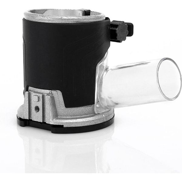 Router A Tuffo Base In Lega Di Alluminio Aspirapolvere Rifilatrice Base Bachelite Fresatura Lavorazione Del Legno Scanalatura Macchina Antipolvere-image