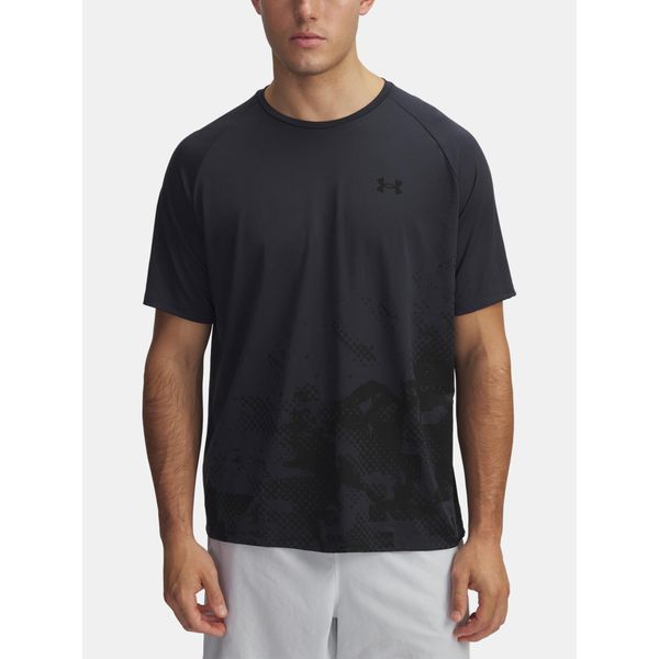 Maglietta Under Armour Tech Fade A Maniche Corte Nero M Uomo Nero M-image