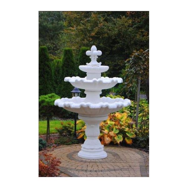 Fontana Rotonda 187 Cm Giardino Sculture In Pietra Decorazione Paesaggio Nuovo Selene 1-image