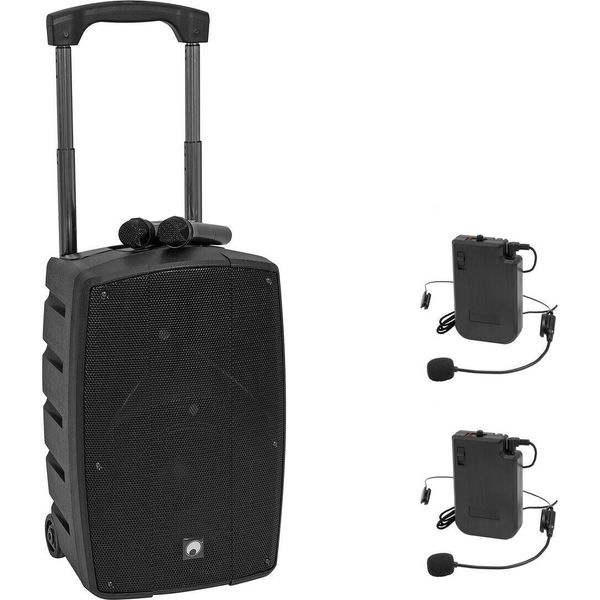 Omnitronic Set WAMS-12BT2 + 2X Taschensender + 2X KopfbüGelmikrofon (20001025)-image