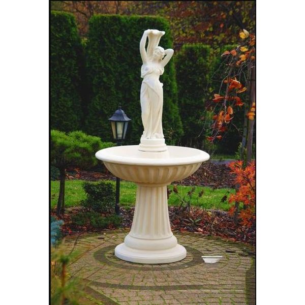 Fontana Rotonda 182 Cm Giardino Sculture Di Pietra Decorazione Paesaggio Terrazza Noemi-image