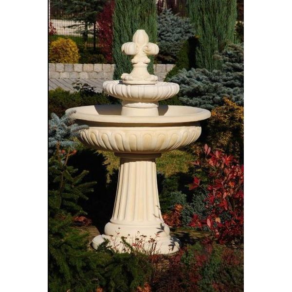Fontana Rotonda 138 Cm Sculture In Pietra Da Giardino Decorazione Paesaggio Design Porto-image