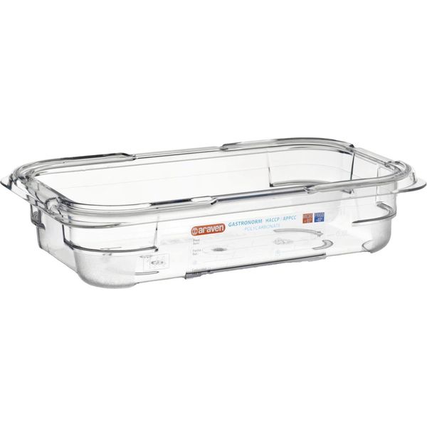 Contenitore Araven Gn 1/4, Policarbonato, Profondità: 65 Mm, Capacità: 1,6 Litri-image
