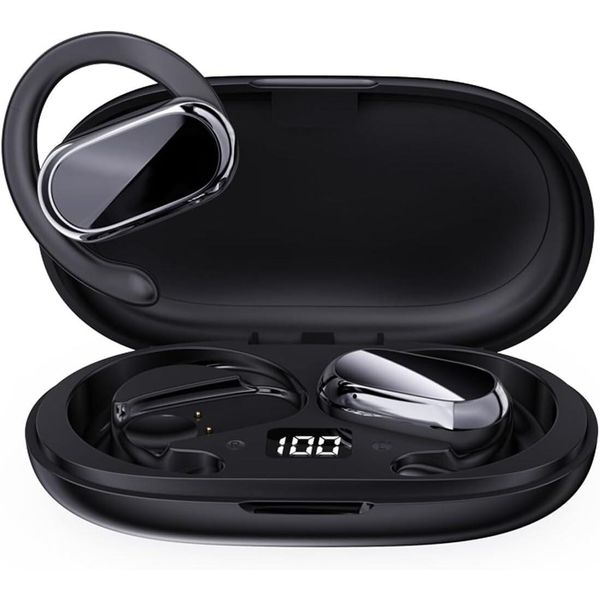 Cuffie A Orecchio Aperto Cuffie Sportive Senza Fili Bluetooth Air Line Auricolari Senza Fili Con Gancio Per Orecchie Cuffie A Conduzione Ossea Air Bone Sound-image