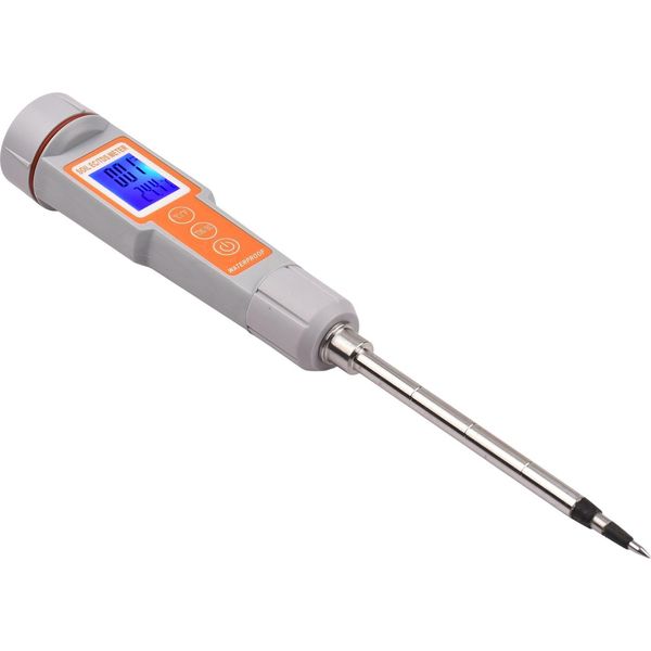 Tester Del Terreno 3 In 1 Multifunzione Ec/ Tds/ Temperatura Misuratore Digitale Della Sonda Del Terreno Con Schermo Retroilluminato Tester Portatile Della Salinità Del Terreno Per Serra, Giardino, Fattoria E Frutteto-image