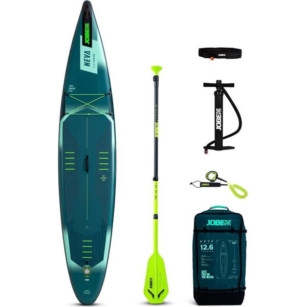 Jobe Aero Neva Sup Board 12,6 Pacchetto Stand Up Paddle Gonfiabile Set Completo 381Cm-image