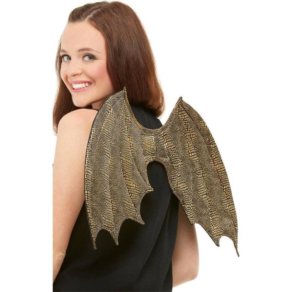 Smiffys - Wings - Uomo/Ladies Unisex SM2835 (Taglia Unica) (Oro)-image