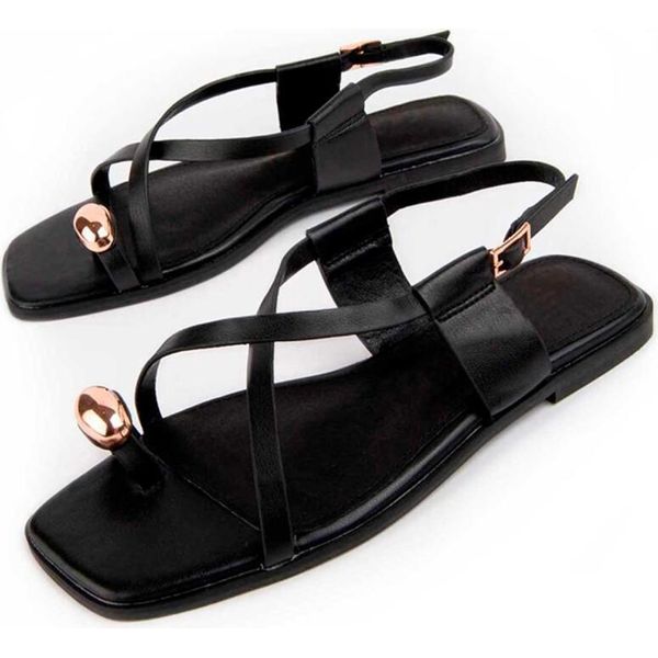 Montevita Sandalo Flache Mirea6 Schwarz-image