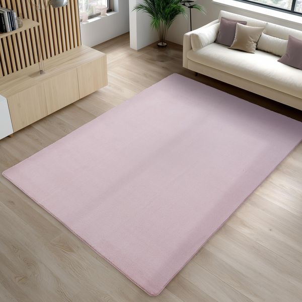 Carpetsale24 Tappeto Lavabile A Pelo Corto Antiscivolo E Morbido Design Moderno Unito Per Soggiorno E Camera Da Letto, Dimensioni: 240X340 Cm-image